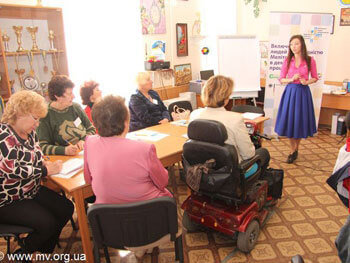 Людей с инвалидностью Мелитополя учили сотрудничать со СМИ. мелітополь, сми, инвалидность, медиаграмотность, тренинг