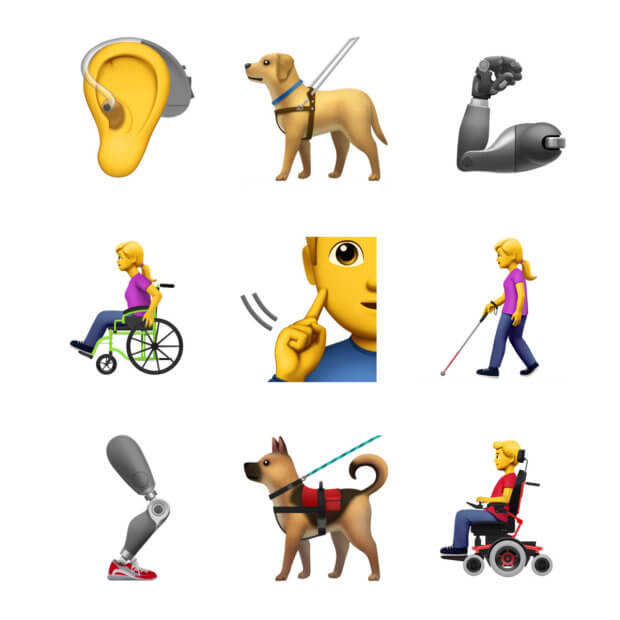 Apple запропонувала емодзі із зображенням інвалідності. apple, емодзі, зображення, пропозиція, інвалідність