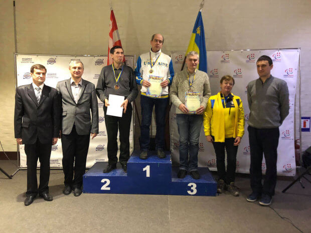 У Луцьку визначили призерів чемпіонату України з шашок-64. луцьк, вади зору, змагання, чемпіонат, шашки-64