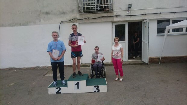Команда спортсменів-інвалідів перемогла на міжнародному турнірі в Словаччині. словаччина, змагання, команда, спортсмен-інвалід, турнір