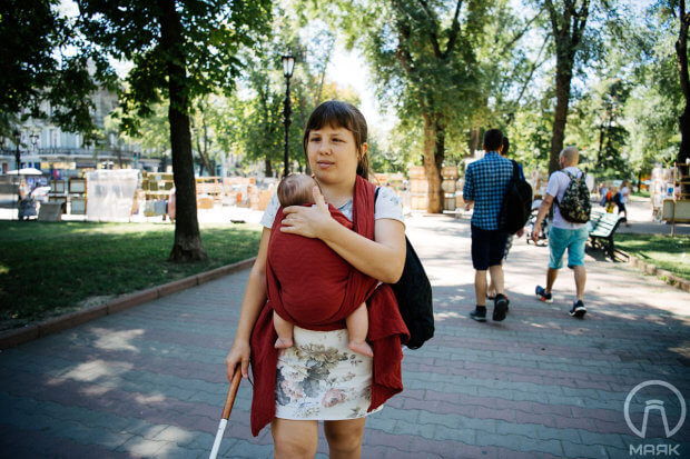 «Я могу все сделать сама», — вдохновляющая история незрячей девушки из Одессы. барьер, зрение, инвалидность, незрячий, особенность