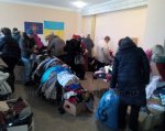 Инвалидам, которые приехали в Святогорск из санатория Куяльник военные Национальной гвардии доставили 4 тонны гуманитарной помощи. гуманитарной помощи, санатории