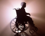 В Одесі проводять лікування та реабілітацію дітей-інвалідів. одеса, дітей-інвалідів, лікування, реабілітація, інвалідність, wheel, abstract, person, silhouette, cart, drawn. A person riding a horse