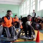 Світлина. У Житомирі відбувся відкритий турнір Житомирської області з регбі на візках. Спорт, змагання, інвалідний візок, Житомир, візочник, регбі