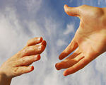 Золочівський районний центр соціальної реабілітації дітей-інвалідів проводить набір. білий камінь, розвиток, самореалізація, суспільство, інтеграція, person, hand, finger, sky, thumb, nail, close. A close up of a hand
