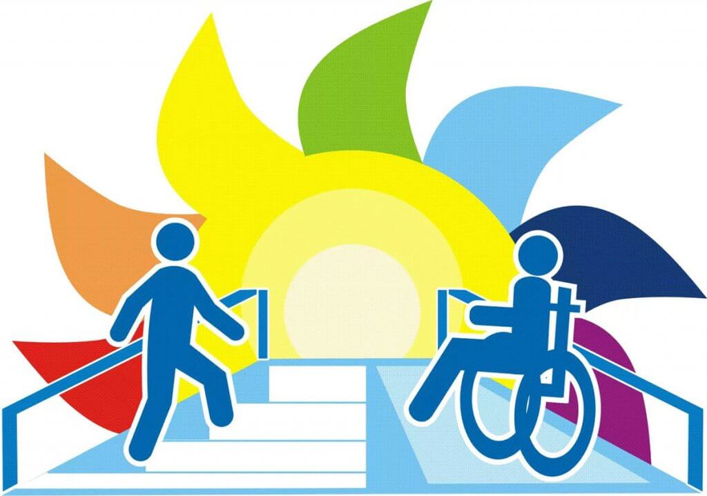 21 жовтня стартує інформаційна кампанія «Для дітей суспільство без бар’єрів». презентація, суспільство, інвалідність, інклюзивна освіта, інформаційна кампанія, cartoon, design, graphic, illustration, vector, poster, typography, vector graphics. A close up of a logo