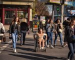 Недоступний Житомир: Катерина Чорток показала, як виглядає місто з інвалідного візку (ФОТО, ВІДЕО). житомир, катерина чорток, пандус, пристосованість, інвалідний візок