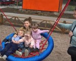 Детей в Одессе порадовали современным игровым пространством. одесса, дети, детская площадка, пандус, поліклініка