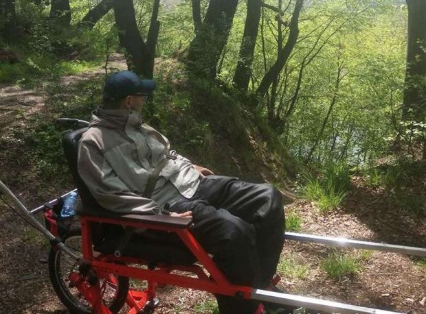 Мандрівний візок із Луцька кличе в подорожі людей із інвалідністю: як це працює. луцьк, олег бондарук, візок, подорож, інвалідність