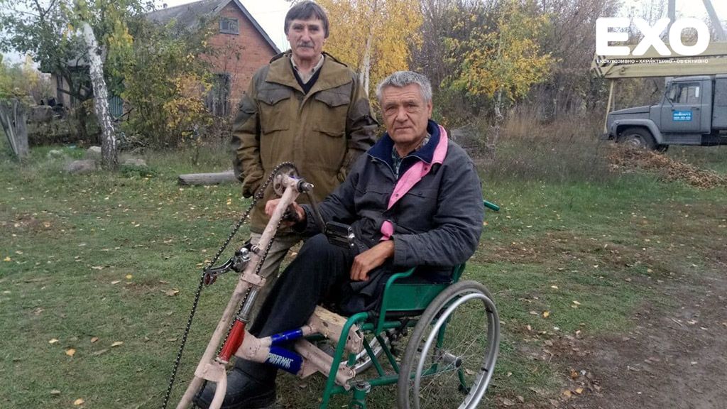 На футбольний матч — у інвалідному візку. олег охріменко, оптимізм, підтримка, інвалідний візок, інвалідність