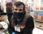 Это Павел! Кассир с инвалидностью завоевал симпатию покупателей днепровского супермаркета. днепр, павел, инвалидность, кассир, супермаркет