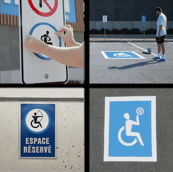 «Знаки здібностей» від Decathlon привертають увагу до людей з інвалідністю. decathlon, знаки здібностей, символ, інвалідний візок, інвалідність