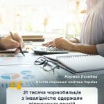 Марина Лазебна: 21 тисяча чорнобильців з інвалідністю одержали підвищення пенсій