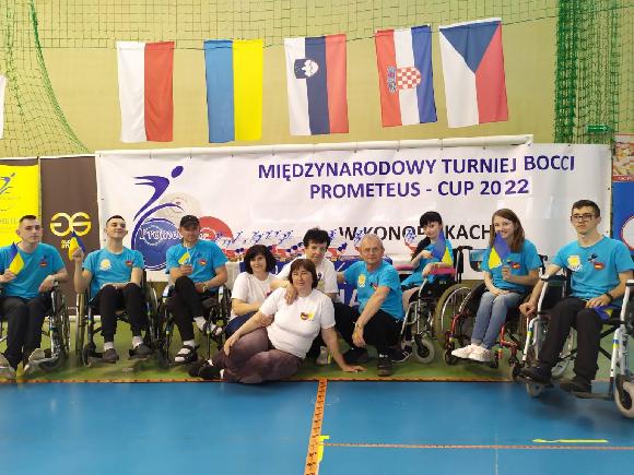 Ковельчани взяли участь у міжнародному турнірі з бочі. prometeus cup 2022, польща, боча, турнір, інвалідність