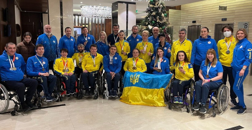 Українські парафехтувальники стали першими в Європі. нагорода, парафехтувальник, спортсмен, фехтування на візках, чемпіонат європи