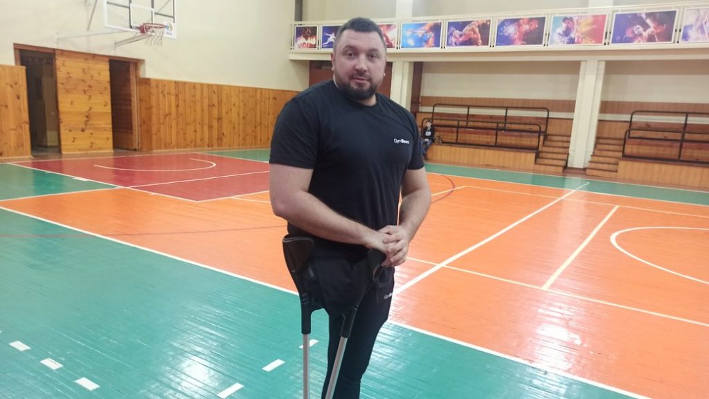 Ветеран війни Андрій Забігайло проходить реабілітацію у Житомирі, займаючись волейболом сидячи (ФОТО, ВІДЕО). андрій забігайло, житомир, ветеран ато, волейбол сидячи, поранення