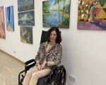 Одеська художниця з інвалідністю взяла участь в українській виставці в Великобританії. анна литвинова, великобританія, виставка, художниця, інвалідність