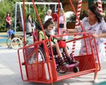 У Львові для дітей з інвалідністю створили перший в Україні унікальний парк розваг та відкриттів (ФОТО, ВІДЕО). львів, діти, майданчик, центр соціальних послуг джерело, інвалідність