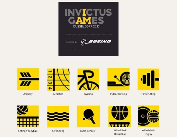 Цьогоріч українська команда Invictus Games буде змагатися у 10 видах спорту. invictus games, ігри нескорених, ветеран, військовослужбовець, змагання