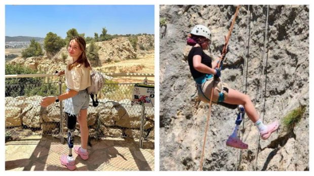 Одеситка, яка втратила ногу на війні, пройшла важкий тренінг в Ізраїлі для самовпевненості. superhumans center, ізраїль, руслана данілкіна, протез, тренинг