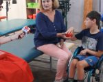 В центрі реабілітації «Донбас-Прикарпаття» для дітей з інвалідністю проводять заняття з боччі (ВІДЕО). івано-франківськ, бочча, заняття, центр реабілітації донбас-прикарпаття, інвалідність