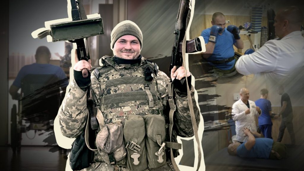 “Запротезуватися у мене один шанс”: боєць Олександр Ботюк із ДШВ реабілітується у Полтаві (ФОТО, ВІДЕО). дшв, олександр ботюк, військовий, поранення, протезування