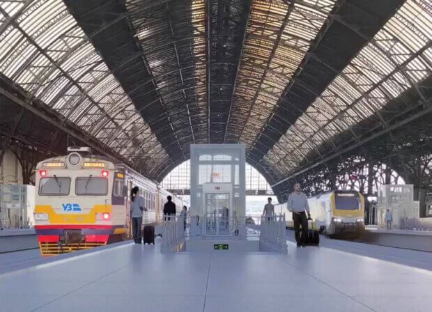 На вокзалі у Львові планують встановити ліфти. Візуалізація. львів, вокзал, доступність, лифт, інвалідність