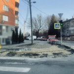 У Тернополі розпочали роботи щодо пониження ділянок перед пішохідними переходами