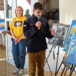 Майбутні рятувальники в захваті від картин Максима Бровченка: як пройшла виставка в Черкасах (ФОТО)