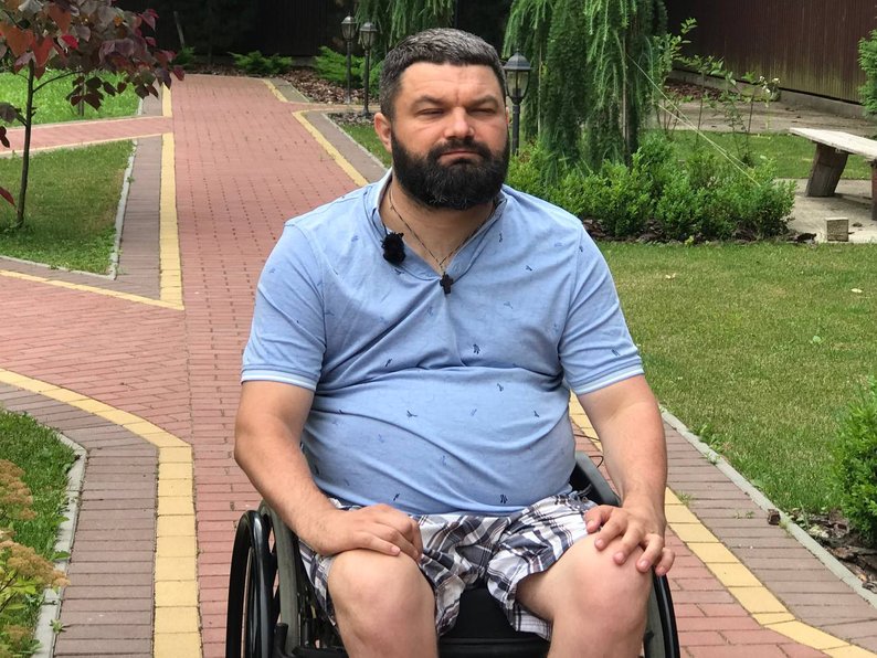На Тернопільщині запрацював табір для реабілітації людей у кріслі колісному. віталій пчолкін, табір активної реабілітації, тернопільщина, крісло колісне, травма спинного мозку
