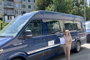 Ямпільська громада отримала соціальне таксі у межах проєкту «Спеціальна програма підтримки України/ EU4ResilientRegions» (ФОТО). ямпільська громада, перевезення, послуга, проєкт, соціальне таксі