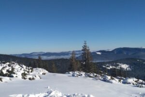 Світлина. Троє буковинських військових на протезах самостійно піднялися на засніжену Говерлу. Реабілітація, протез, військовий, Говерла, сходження, проєкт Мандротерапія