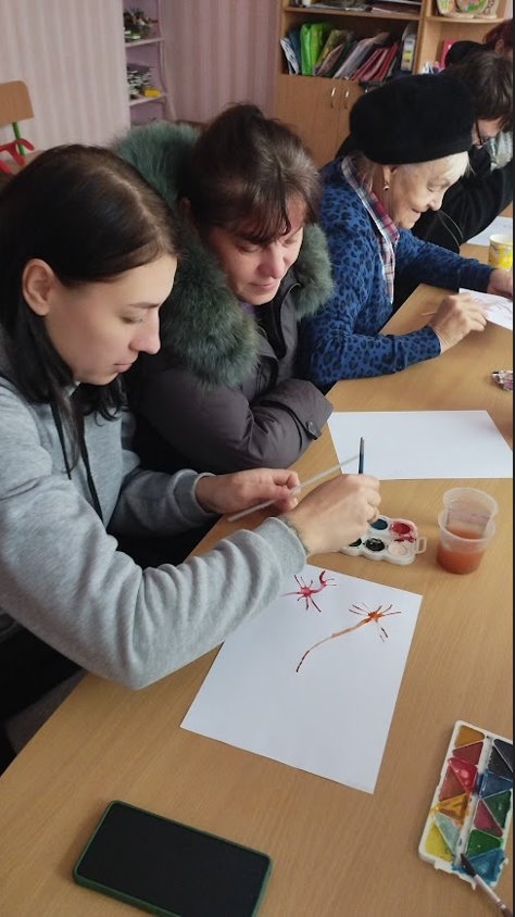 Арт-терапевтичні зустрічі для ВПО з інвалідністю на Вінниччині. інвалідність, арт-терапія, вінниччина, впо, проєкт