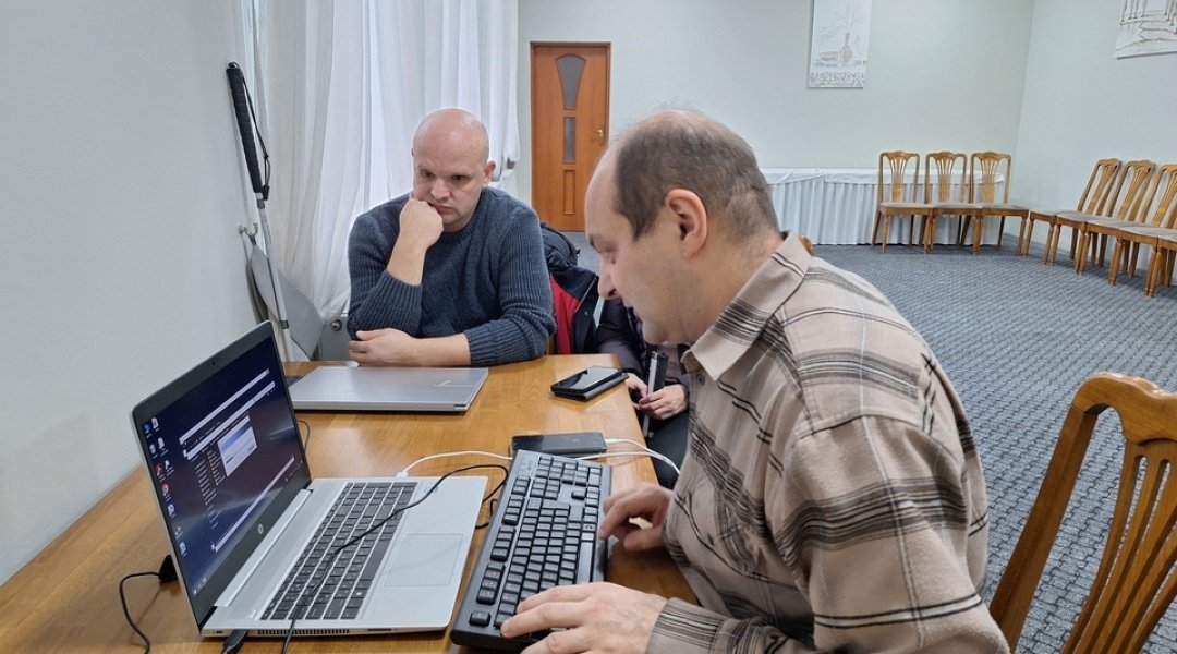 У Києві відбулася підсумкова робоча зустріч проєкту «Точка дотику» (ФОТО). втрата зору, допомога, зустріч, київ, проєкт точка дотику
