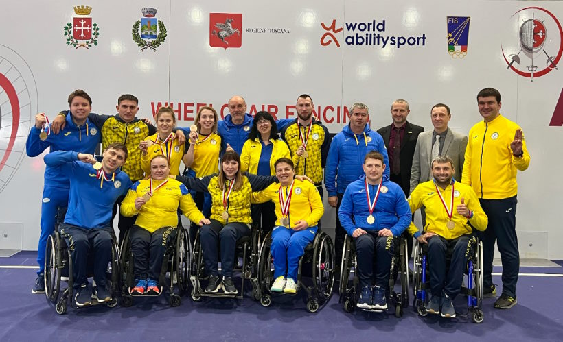 Українські пара фехтувальники – перші на кубкові світу. інвалідність, кубок світу, нагорода, спортсмен, фехтування на візках