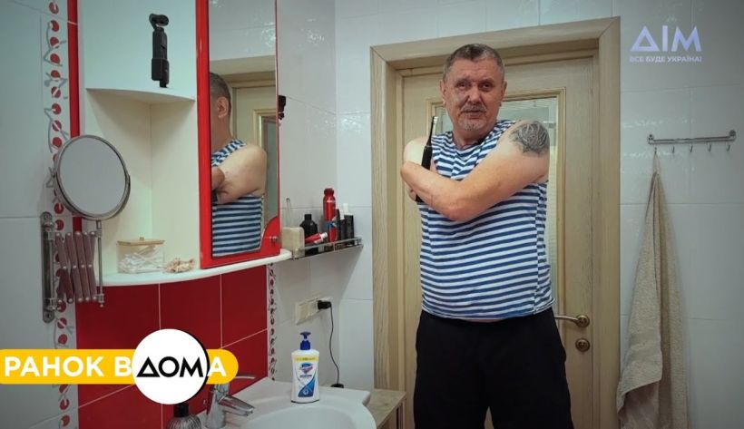 Як чистити зуби без сторонньої допомоги: поради ветерана з двома ампутаціями (ФОТО, ВІДЕО). відеопорада, ветеран, олександр терещенко, протез, чистити зуби
