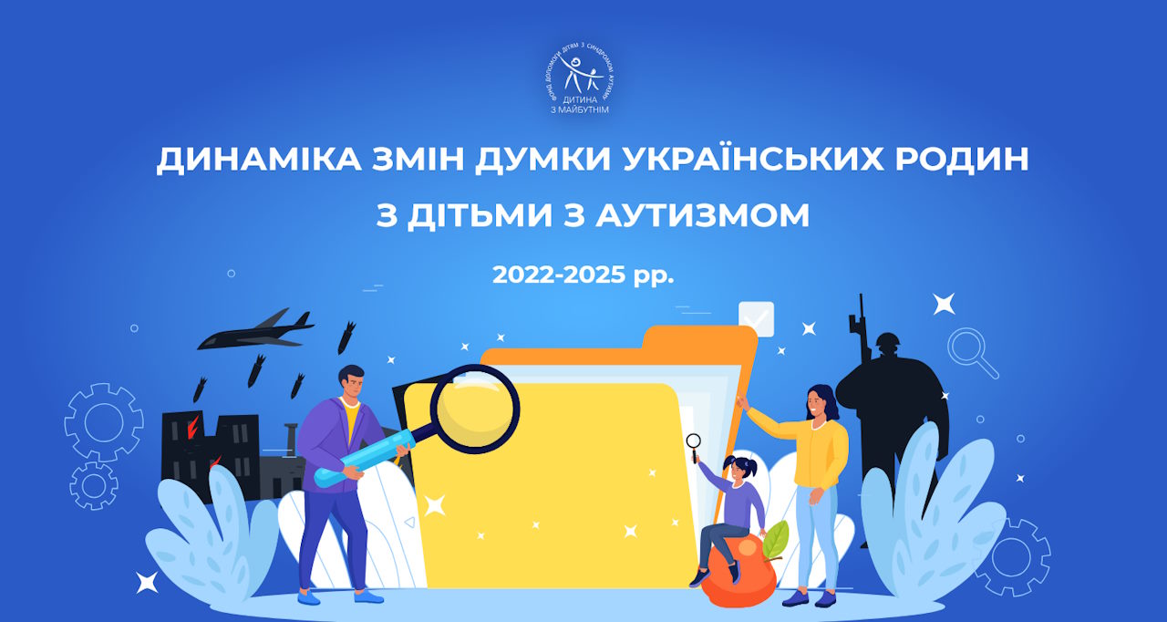 Динаміка змін думки українських родин з дітьми з аутизмом у період 2022-2025 рр.. аутизм, війна, громадська думка, мго дитина з майбутнім, опитування