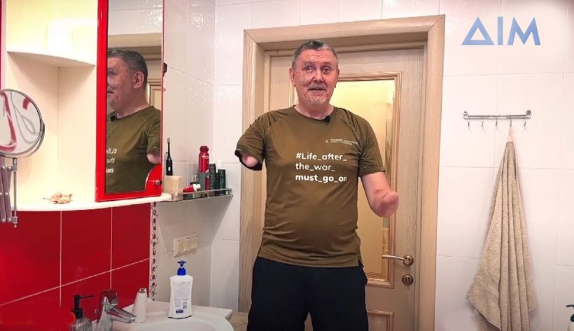 Як самостійно митися у душі: поради від ветерана із двома ампутаціями Олександра Терещенка (ФОТО, ВІДЕО). відеопорада, ветеран війни, душ, олександр терещенко, проєкт я зміг і ти зможеш