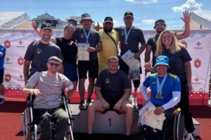 Світлина. Прикарпатський поліцейський Олександр Зірка переміг на Чемпіонаті України з пара стрільби з лука. Спорт, інвалідність, поліцейський, Чемпіонат України, Олександр Зірка, пара стрільба з лука