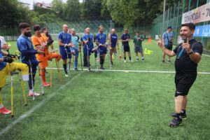 Світлина. Найкращі тренери з ампфутболу у світі приїхали до Львова, щоб поділитись досвідом з українськими ветеранами. Реабілітація, Львів, семінар, тренер, ампфутбол, Туреччина