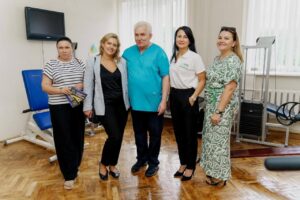 Світлина. У Заліщицькому обласному госпіталі інвалідів війни та реабілітованих відкрили новий простір для реабілітації. Реабілітація, ветеран, проєкт, пацієнт, простір, КНП Заліщицький обласний госпіталь інвалідів війни та реабілітованих