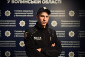 Працевлаштування ветеранів: 22-річний боєць з бригади «Лють» Дмитро Киричук нині продовжує службу в поліції Волині