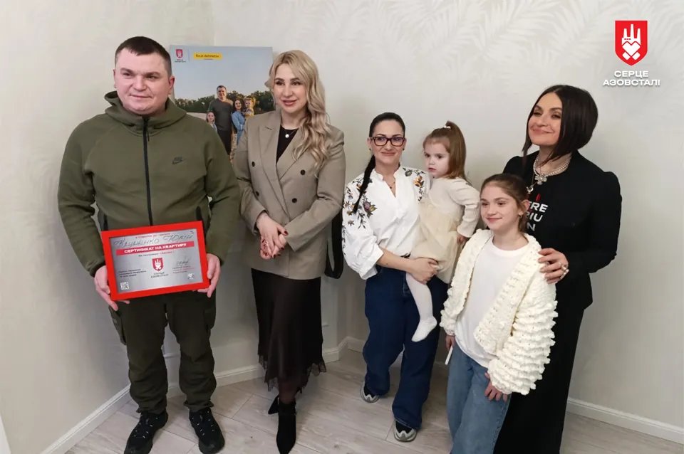 Оборонець Маріуполя Юрій Клименко отримав квартиру за програмою «Вдома» (ФОТО). го серце азовсталі, квартира, мариуполь, оборонець, юрій клименко