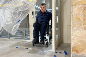 Світлина. Відразу у кількох закладах культури області тривають роботи з підвищення доступності. Безбар'єрність, інвалідність, доступність, інклюзія, Львівщина, заклад культури