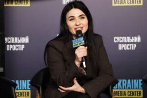 Світлина. До Наглядової ради НСТУ обрано представницю від сфери захисту прав осіб з особливими потребами. Закони та права, інвалідність, конференція, Наталія Гарач, НСТУ, наглядова рада