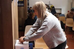 Світлина. До Наглядової ради НСТУ обрано представницю від сфери захисту прав осіб з особливими потребами. Закони та права, інвалідність, конференція, Наталія Гарач, НСТУ, наглядова рада