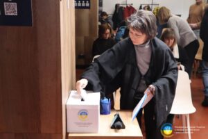 Світлина. До Наглядової ради НСТУ обрано представницю від сфери захисту прав осіб з особливими потребами. Закони та права, інвалідність, конференція, Наталія Гарач, НСТУ, наглядова рада