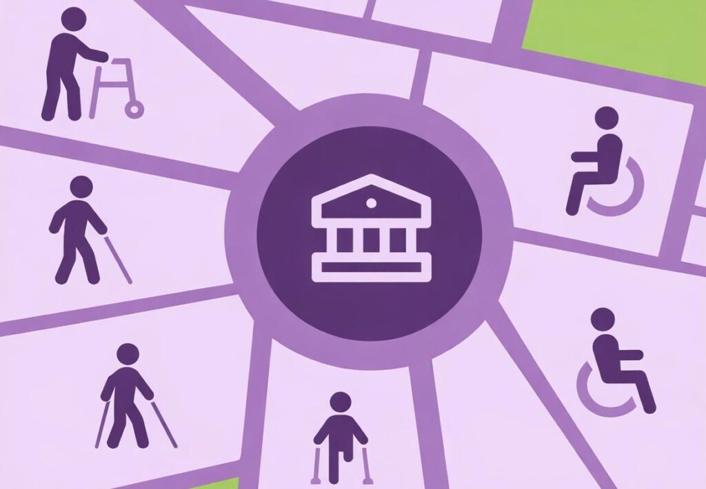 Забезпечення безперешкодного доступу до закладів культури у 2025 році. інвалідність, доступність, заклад культури, мінкульт, порушення зору