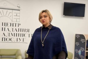 Світлина. Перший пункт Урядової «гарячої лінії» відкрито в Жовкві!. Безбар'єрність, інвалідність, проєкт, доступ, Жовква, Пункт безбар’єрності